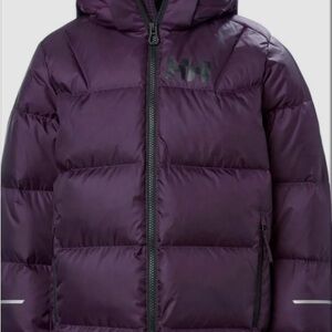 Helly Hansen Junior's Isfjord Down Winter Jacket 2.0.  Dark purple (amethyst)